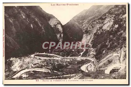 Cartes postales Route de Pierrefitte a Cauterets Le Limacon