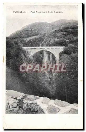 Ansichtskarte AK Pyrenees Pont Napoleon a Saint Sauveur