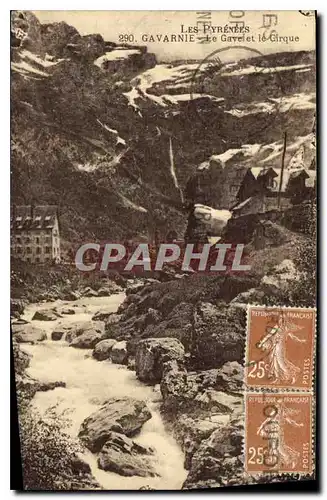 Cartes postales Gavarnie Le Gave et le Cirque