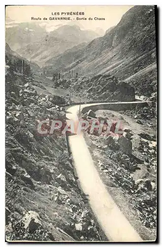 Ansichtskarte AK Route de Gavarnie Sortie du Chaos