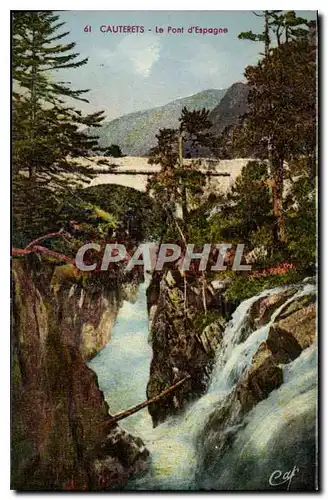 Cartes postales Cauterets Le Pont d'Espagne