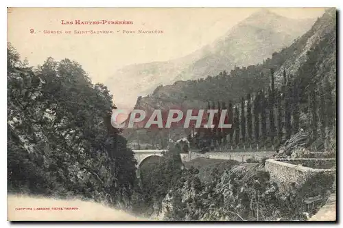 Cartes postales Gorges de Saint Sauveur Pont Napoleon