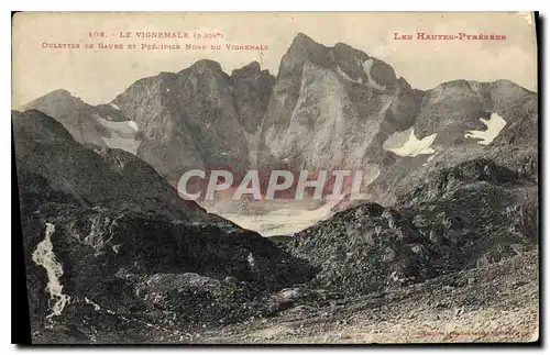 Cartes postales Le Vignemale Oulettes de Gaude et Precipice Nord du Vignemale