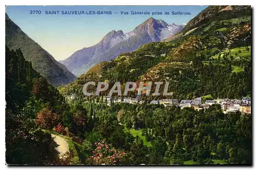 Cartes postales Saint Sauveur les Bains Vue Generale prise de Solferino