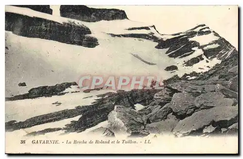 Ansichtskarte AK Gavarnie La breche de Roland et le Taillon