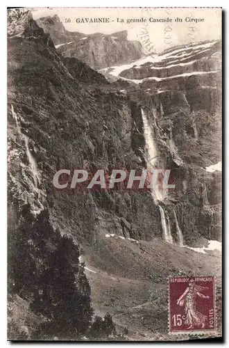 Ansichtskarte AK Gavarnie La Grande Cascade du Cirque