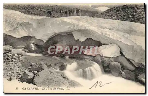 Cartes postales Gavarnie Le Pont de Neige