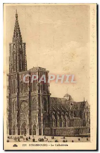 Cartes postales Strasbourg La Cathedrale