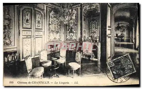 Cartes postales Chateau de Chantilly La Lingerie