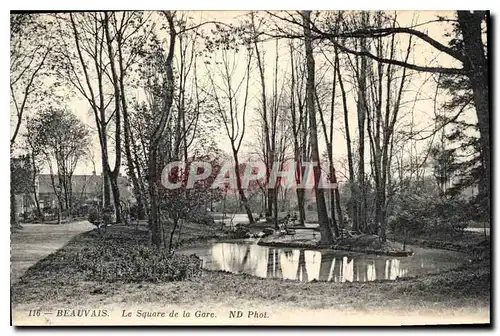 Cartes postales Beauvais Le Square de la Gare