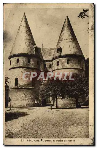 Cartes postales Beauvais L'Entree du Palais de Justice