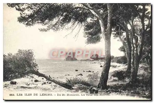 Cartes postales Les Iles de Lerins Ile St Honorat La Tour des Moines