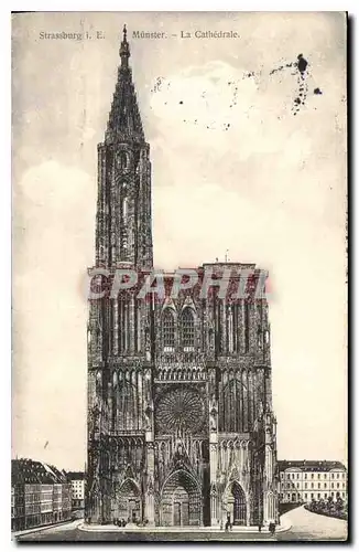 Cartes postales Strassburg Munster La Cathedrale