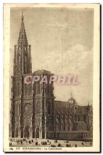 Cartes postales Strasbourg La Cathedrale