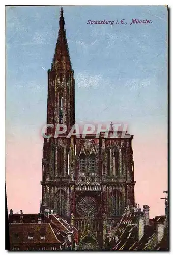 Cartes postales Strassburg Munster