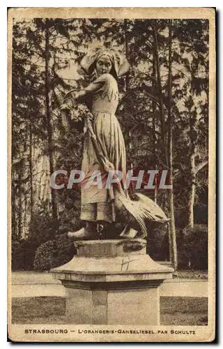 Cartes postales Strasbourg L'Orangerie Ganseliesel Par Schultz