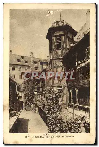 Cartes postales Strasbourg La Cour du Corbeau