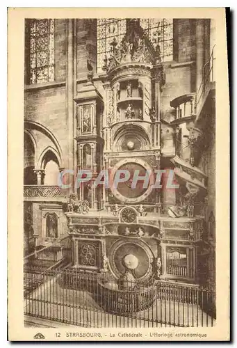 Cartes postales Strasbourg La Cathedrale L'Horloge Astronomique