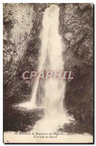 Ansichtskarte AK Environs de Bagneres de Bigorre Gripp Cascade du Garet