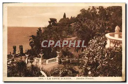 Cartes postales La Cote d'Azur Jardin Fleuri