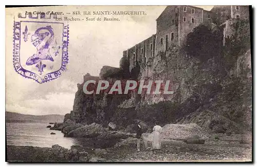 Cartes postales La Cote d'Azur Ile Sainte Marguerite Les Rochers Saut de Bazaine