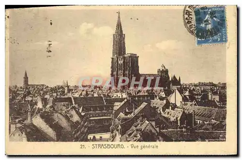 Cartes postales Strasbourg Vue Generale