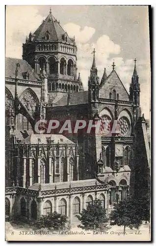 Cartes postales Strasbourg La Cathedrale La Tour Octogone