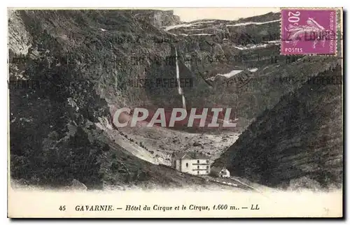 Cartes postales Gavarnie Hotel du Cirque et le Cirque