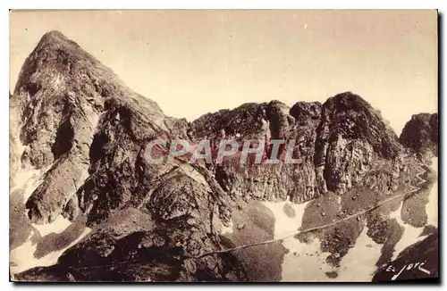 Ansichtskarte AK Luchon Superbagneres et Environs Hte Garonne Passage du Port de Venasque et le Pic de la Mine