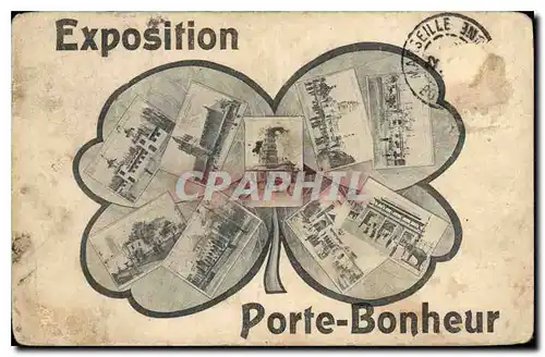 Cartes postales Exposition Porte Bonheur