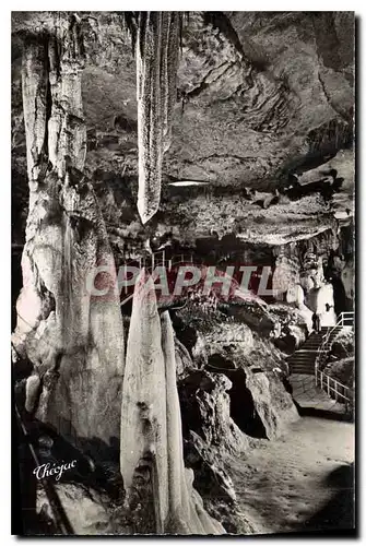 Ansichtskarte AK Grottes de Betharram Colonne en Formation