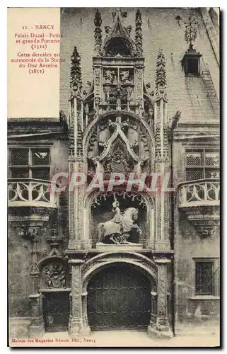 Cartes postales Nancy Palais Ducal Petite et grande Porterie