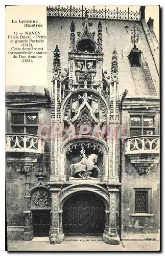 Cartes postales Nancy Palais Ducal Petite et grande Porterie