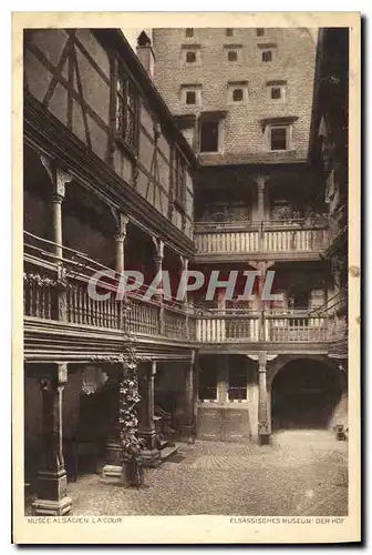 Cartes postales Musee Alsagien La Cour