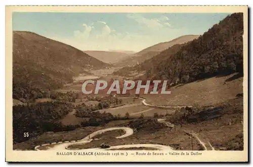 Ansichtskarte AK Ballon d'Alsace Route de Sewen Vallee de la Doller