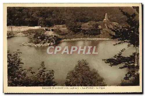 Cartes postales Ballon d'Alsace Lac d'Alfed La Digue