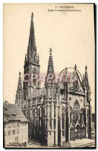 Cartes postales Mulhouse Eglise Protestante Saint Etienne