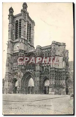 Cartes postales Troyes La Cathedrale