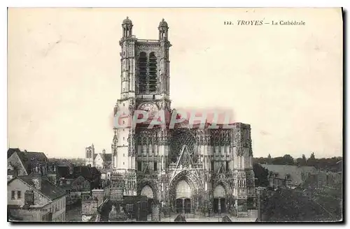 Cartes postales Troyes La Cathedrale