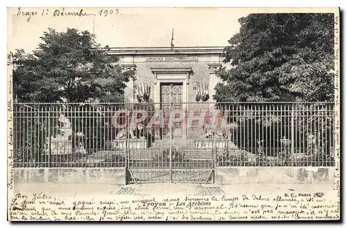 Cartes postales Troyes Les Archives Lion
