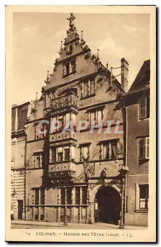 Cartes postales Colmar Maison des Tetes