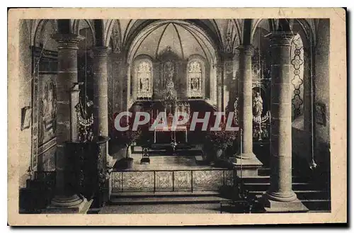 Ansichtskarte AK Mont Sainte Odile Interieur de la Chapelle