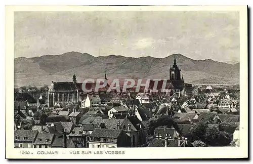 Cartes postales Colmar Vue sur les Vosges