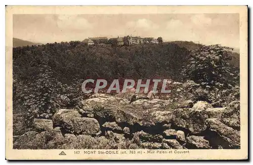 Cartes postales Mont Ste Odile Mur Paien et Couvent
