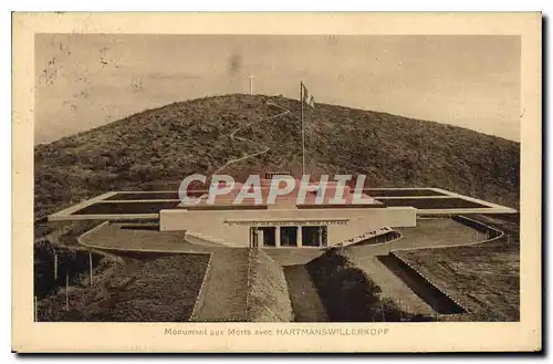 Ansichtskarte AK Monument aux Morts avec Hartmanswillerkopf