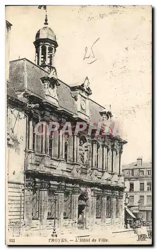Cartes postales Troyes l'Hotel de Ville