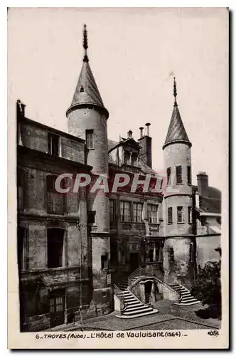 Cartes postales Troyes Aube l'Hotel de Vauluisant