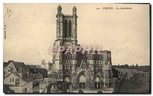 Cartes postales Troyes La Cathedrale