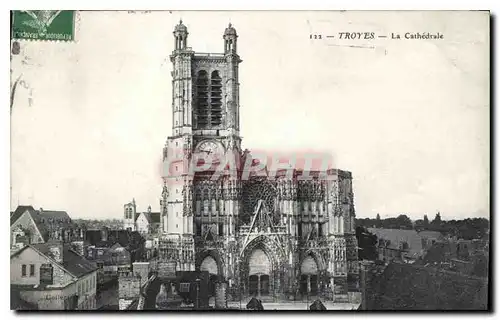Cartes postales Troyes La Cathedrale