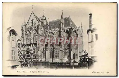 Cartes postales Troyes L'Eglise Saint Urbain